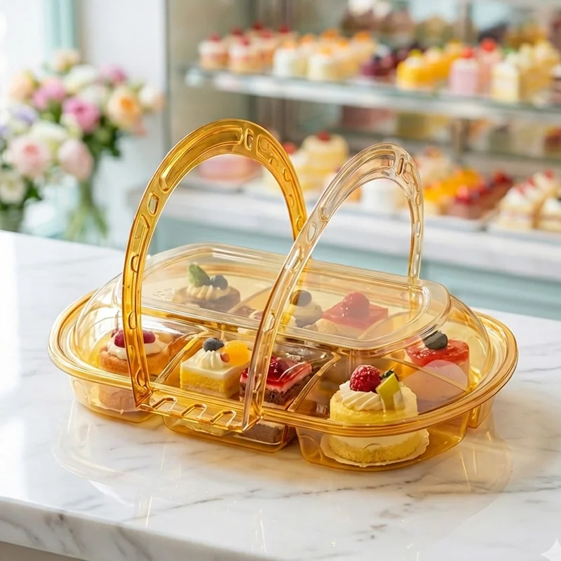 3-piece golden basket - Image 2